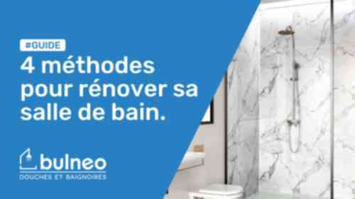 4 méthodes pour rénover sa salle de bain.
