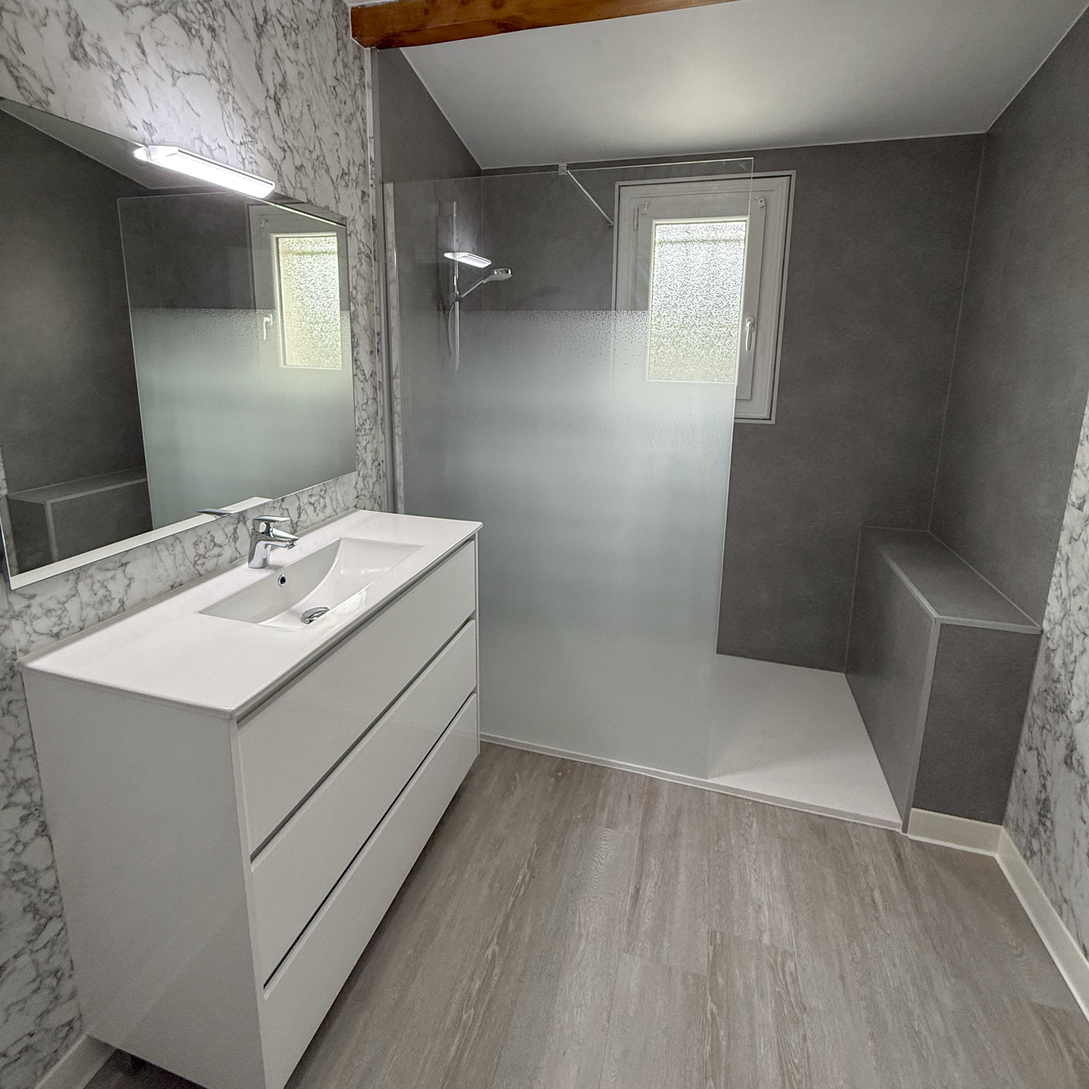 Rénovation salle de bain moderne Pessac Bulneo 2